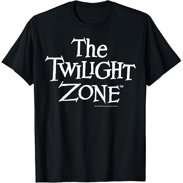 Amazon | トワイライトゾーン ビンテージテレビロゴ Tシャツ | Tシャツ
